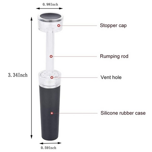 1-Piece Vacuum Pump (Bottle Sealer)